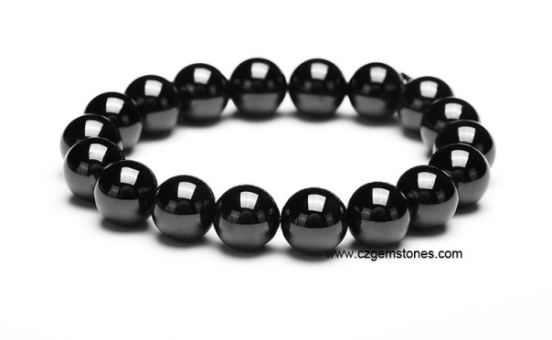 cubic zirconia beads black