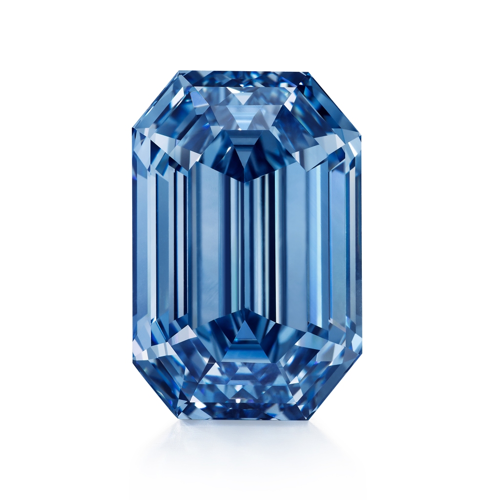 De Beers Fancy vivi blue diamond 